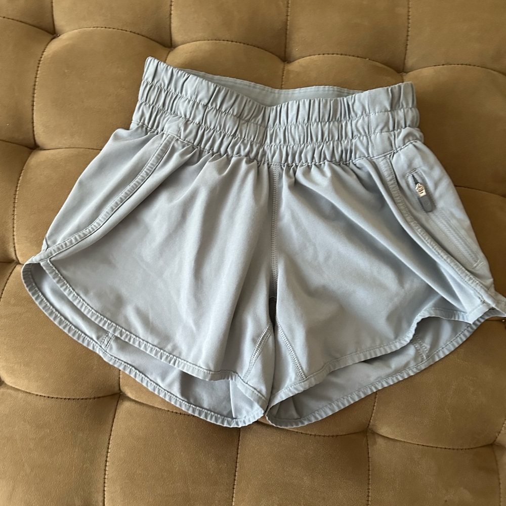 Gray Running shorts